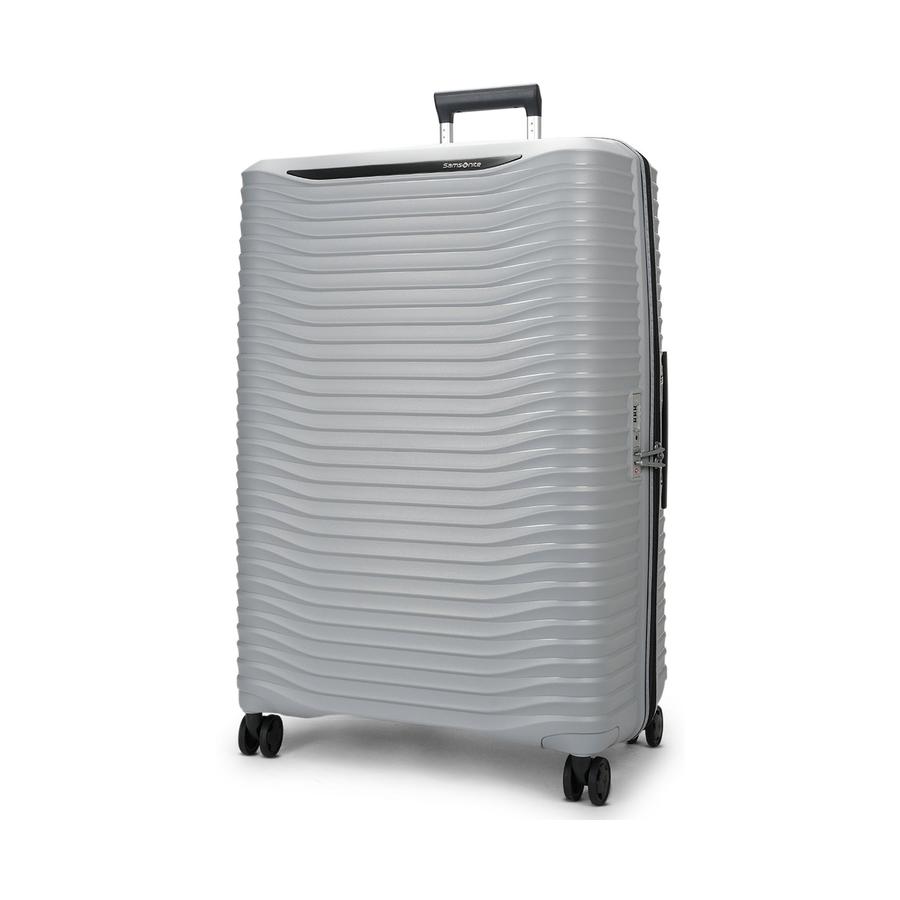 Samsonite Upscape 81cm Hardside Checked Suitcase Platinum Platinum