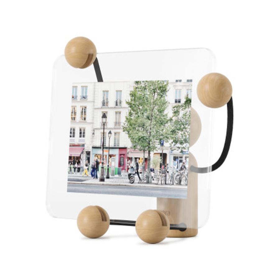 Umbra Woody Picture Frame (13cm x 18cm) Black/Natural Black/Natural