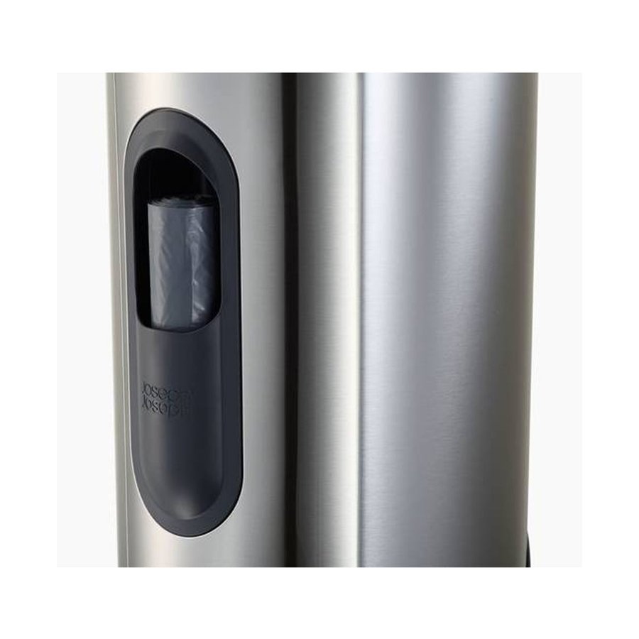 Joseph Joseph Arc 30L Easy Push Pedal Bin Stainless Steel Stainless Steel
