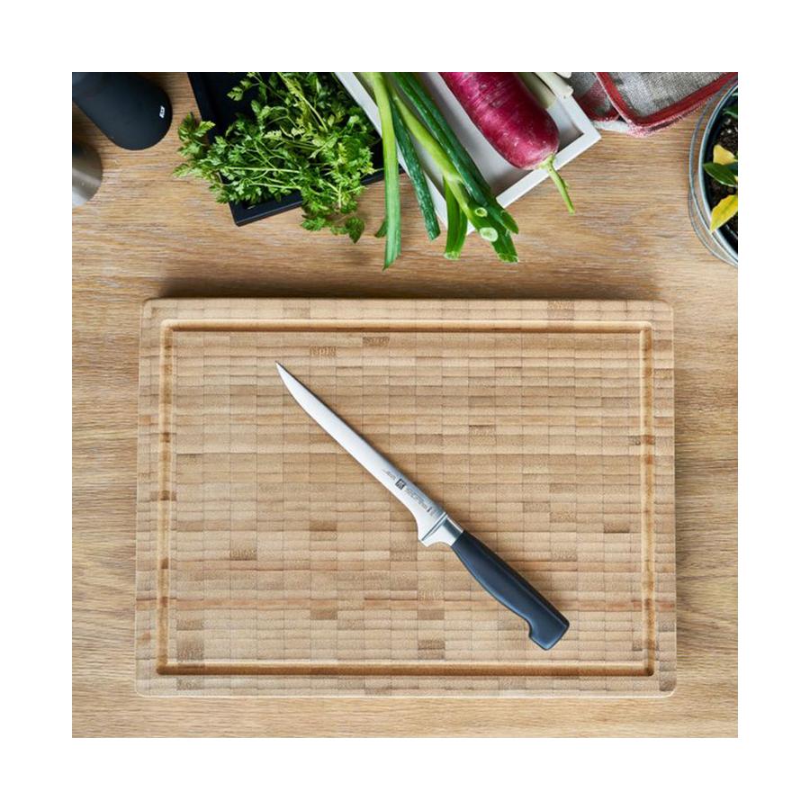 Zwilling Four Star 18cm Filleting Knife Black Black