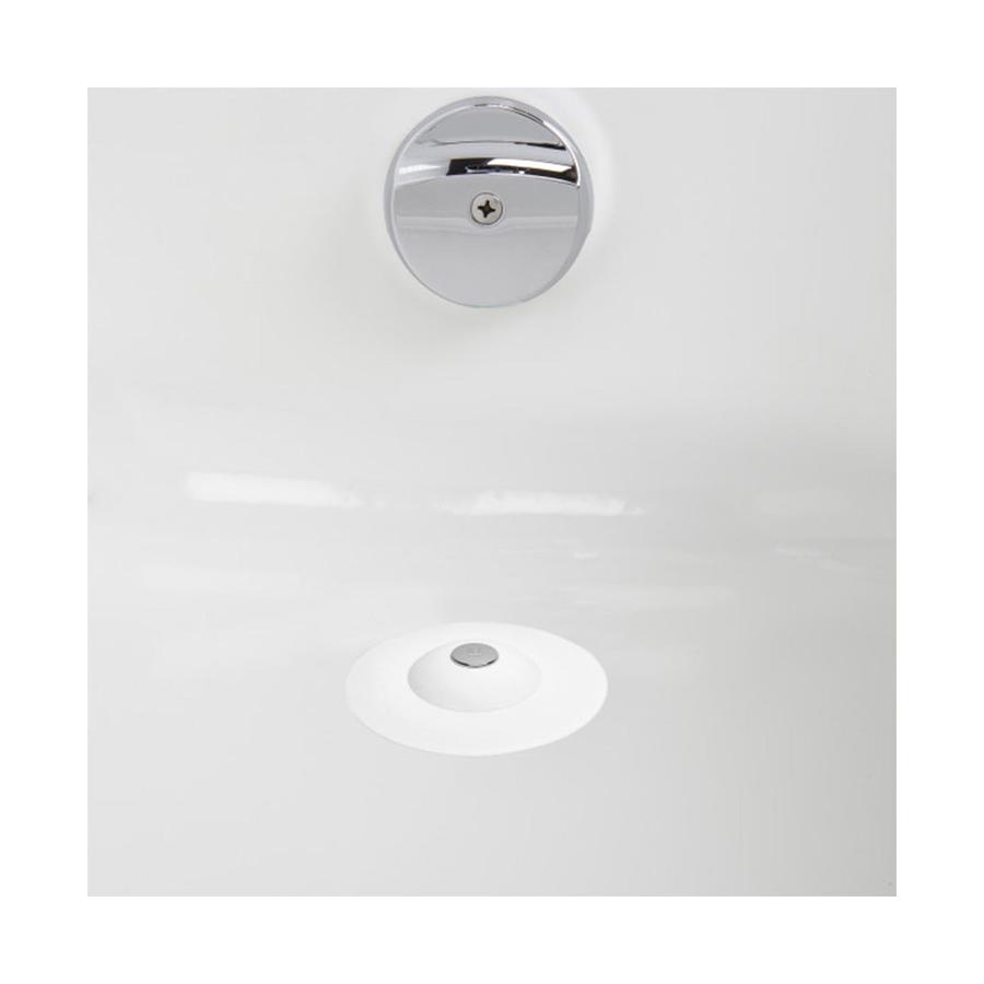 Umbra Flex Drain Stopper and Hair Catcher White White