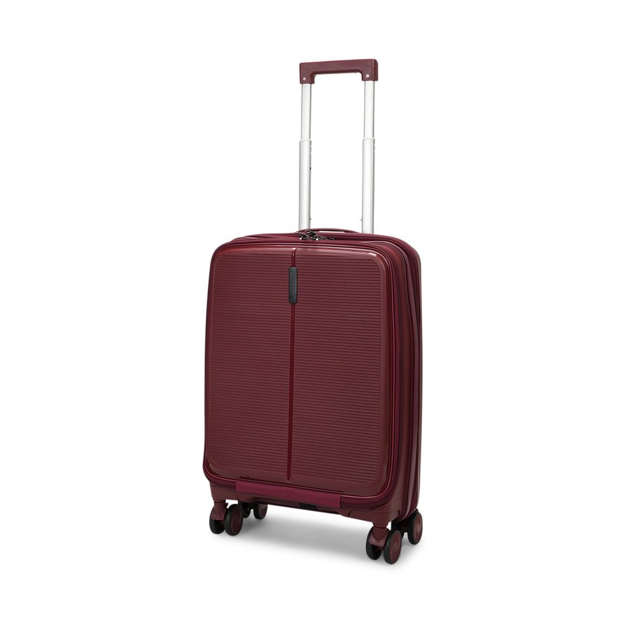 Caselite Venture 57cm Top Open Hardside Carry-On Suitcase Dark Red Dark Red