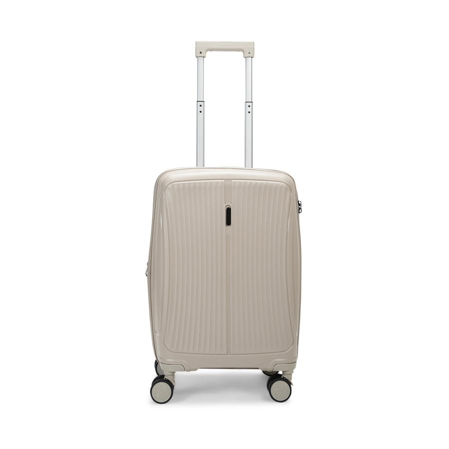 Nomad Quest 56cm Hardside Carry-On Suitcase Beige Beige