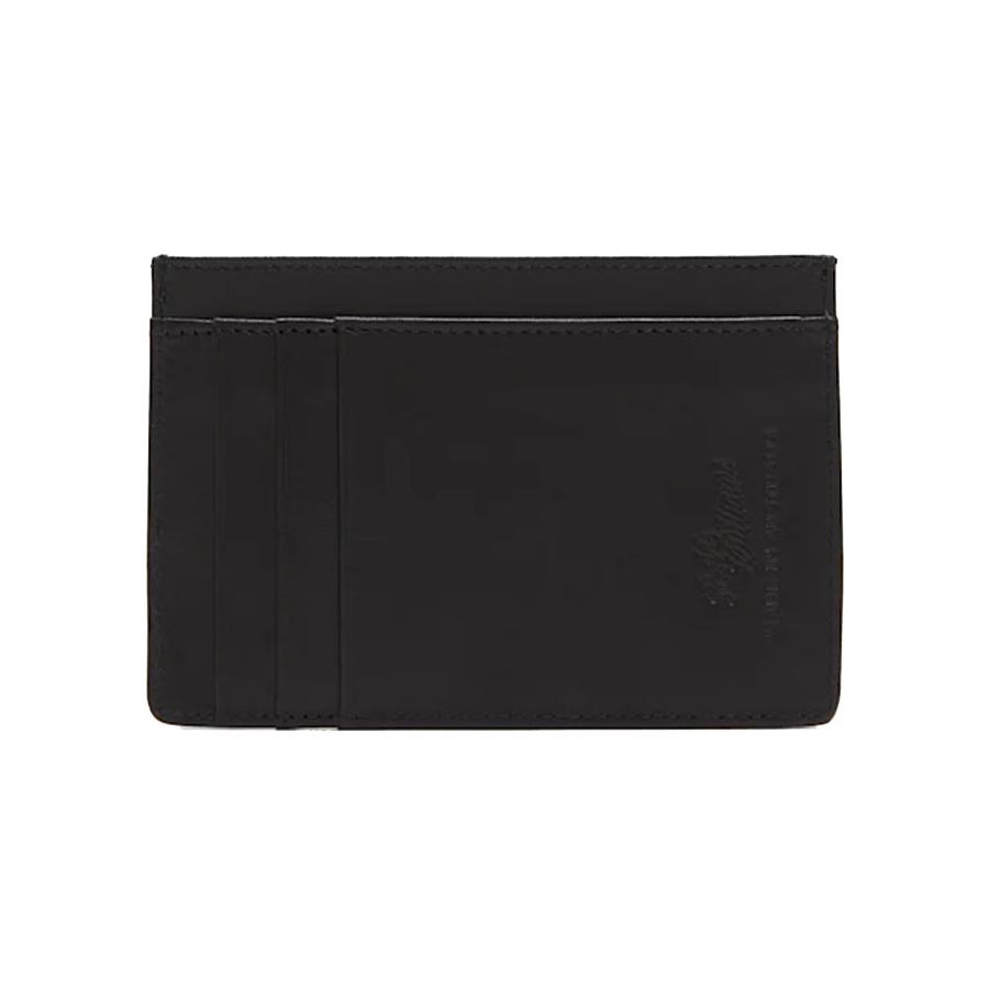 RM Williams Singleton Vertical Card Holder Wallet Black Black