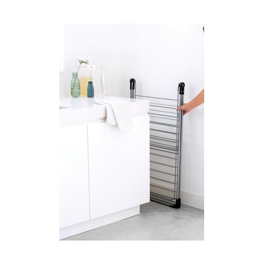 Brabantia T-Model Drying Rack Metallic Grey Metallic Grey