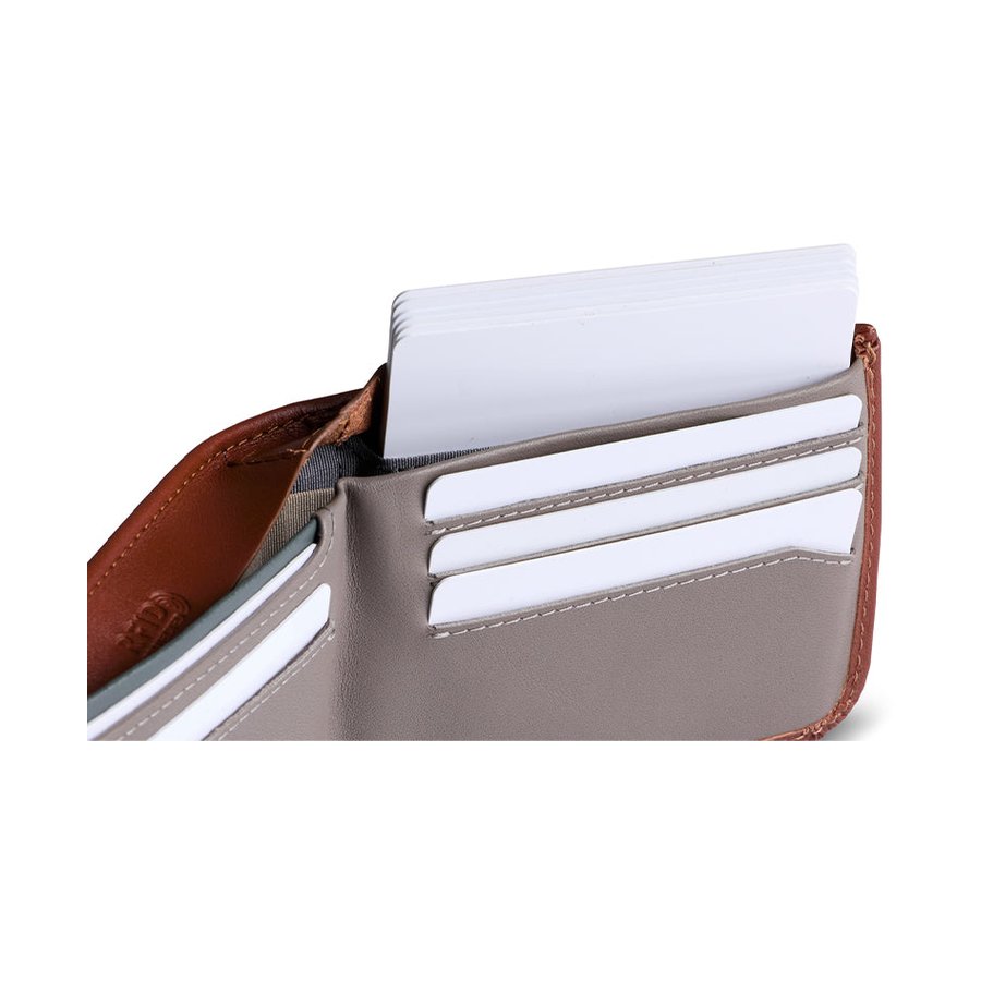 Bellroy RFID Hide & Seek LO Leather Wallet Sienna Sienna