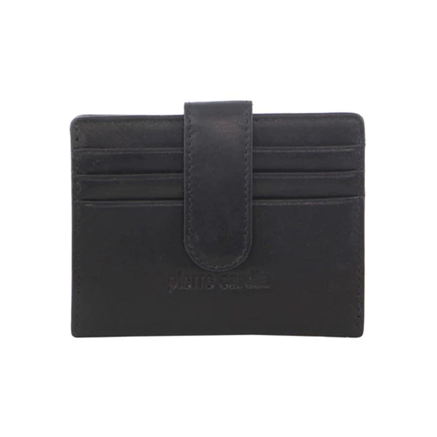 Pierre Cardin Samson Men’s Leather RFID Card Wallet Black Black