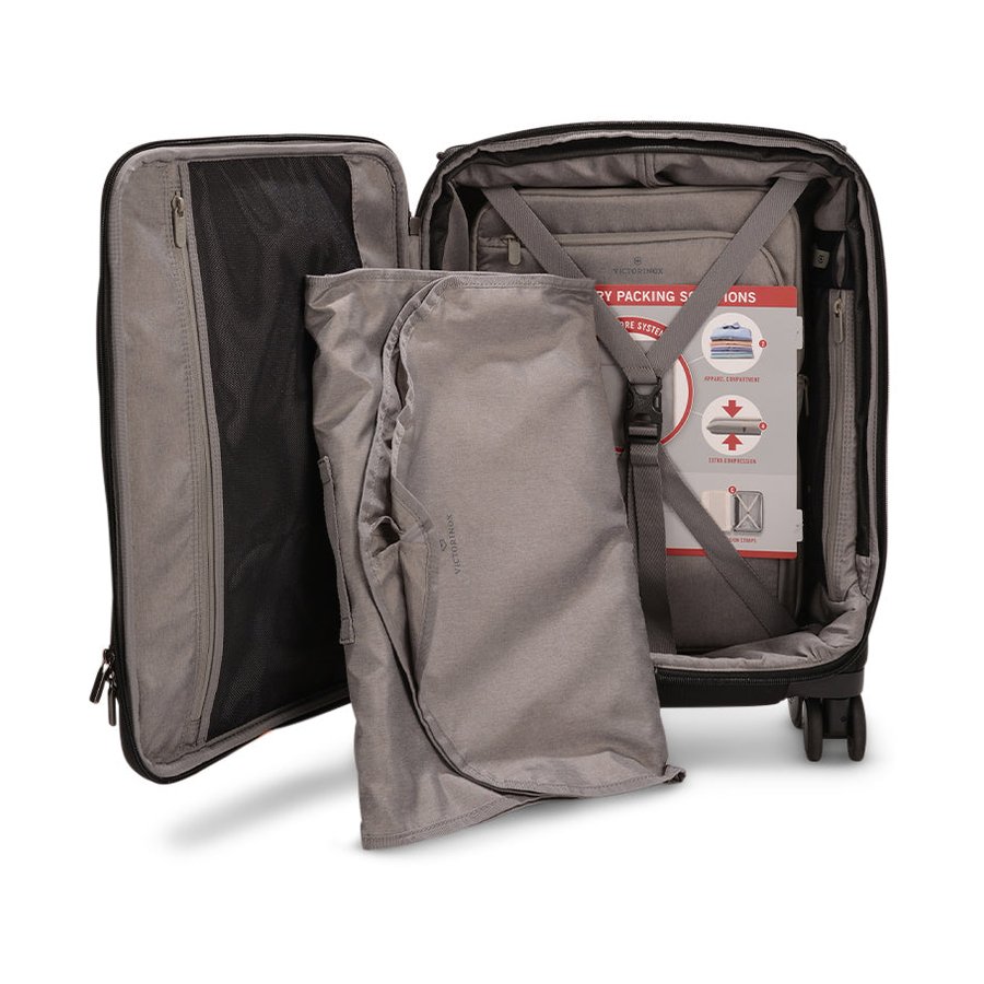 Victorinox Werks Traveller 6.0 55cm Softside Carry-on Suitcase Black Black