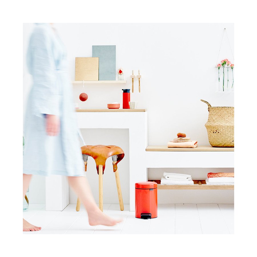 Brabantia NewIcon Pedal Bin (3L) Passion Red Passion Red