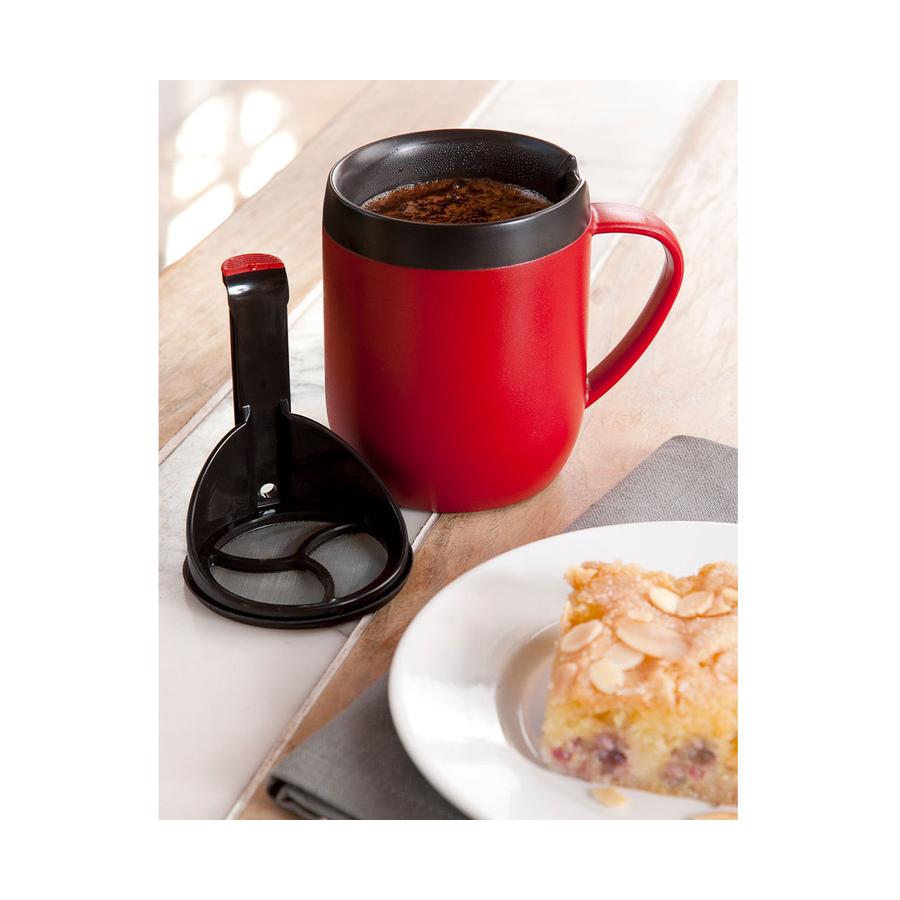 Zyliss 300ml Hot Mug Cafetiere Red Red