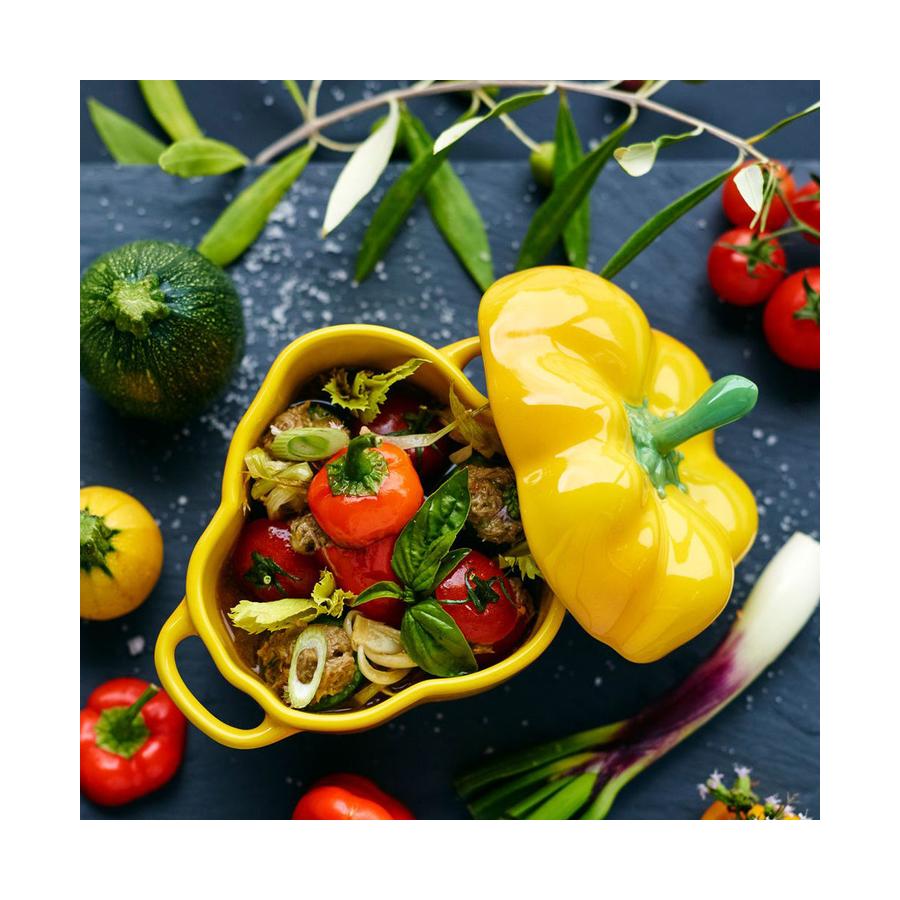 Staub 0.5L Ceramic Cocotte Capsicum Capsicum