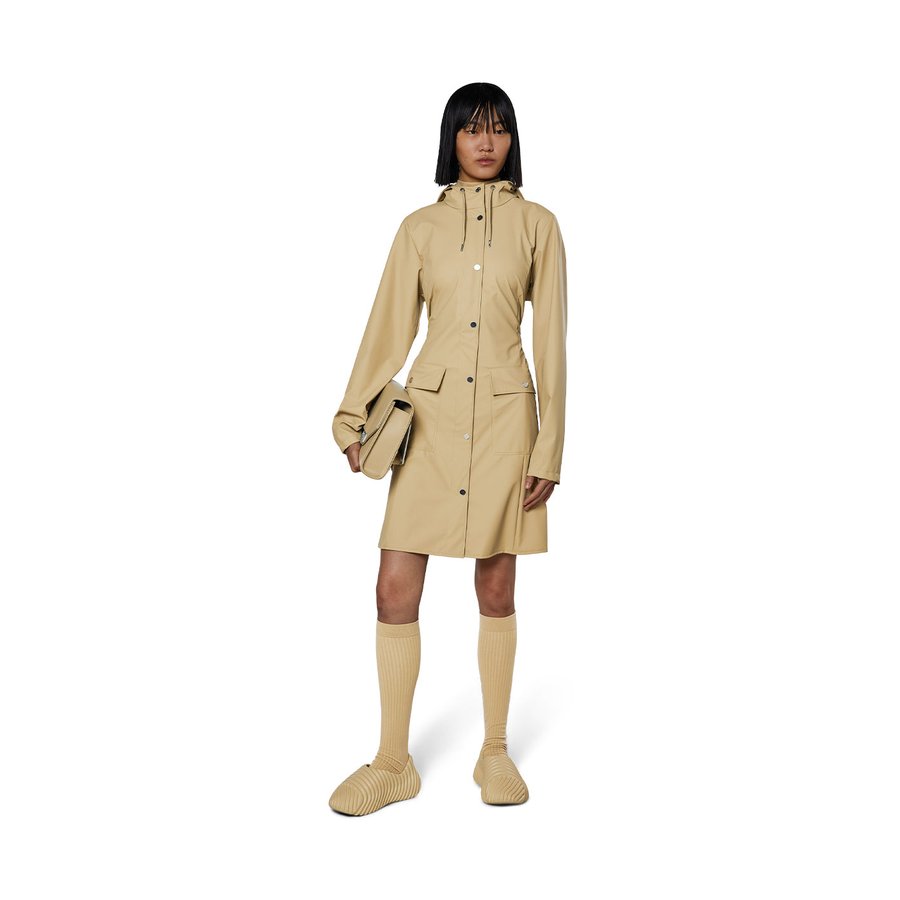 Rains Curve Jacket Sand Default Title