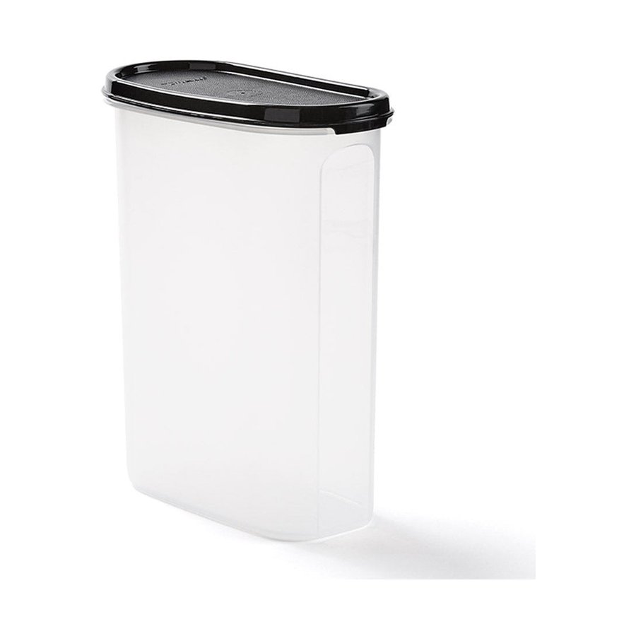 Tupperware Modular Mates Oval #4 Black Black