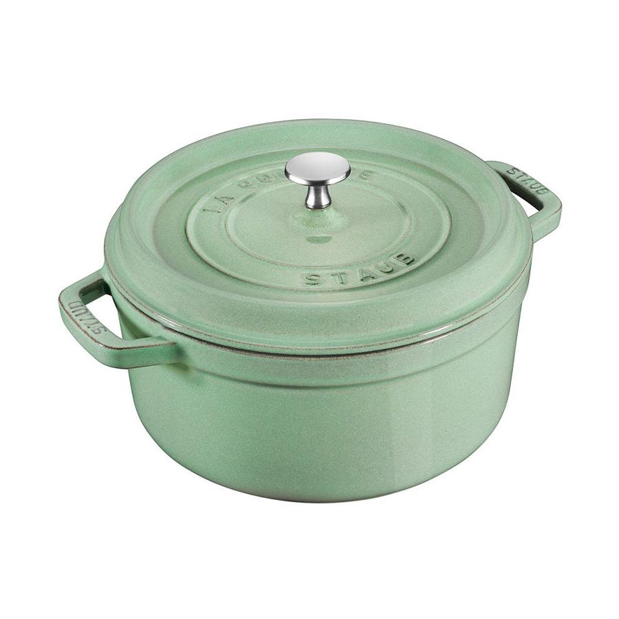 Staub 26cm (5.2L) Round Cocotte Sage Sage