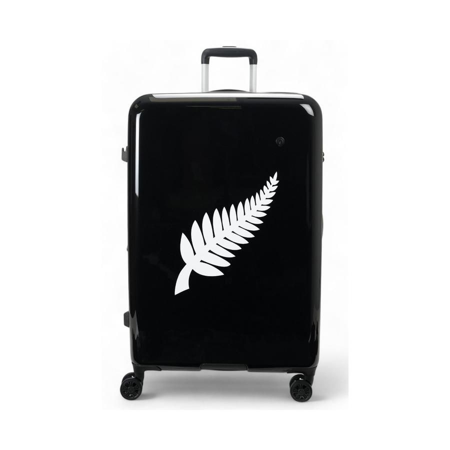 Caselite NZ Map/Fern 77cm & 77cm Hardside Luggage Set Black Black