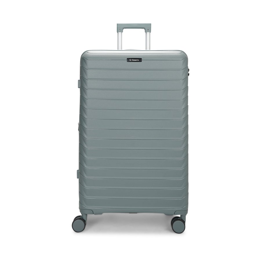 Caselite Expedition 56cm, 65cm & 75cm Hardside Luggage Set Grey Green Grey Green