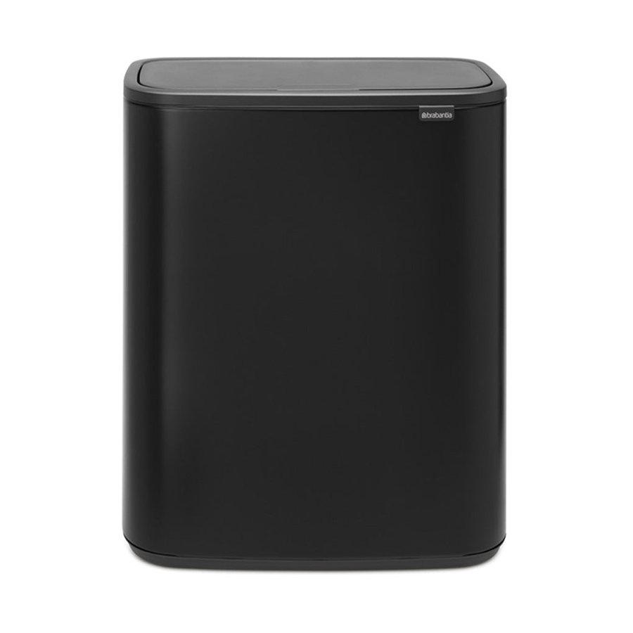 Brabantia Bo Touch Bin (2 x 30L) Matte Black Matte Black