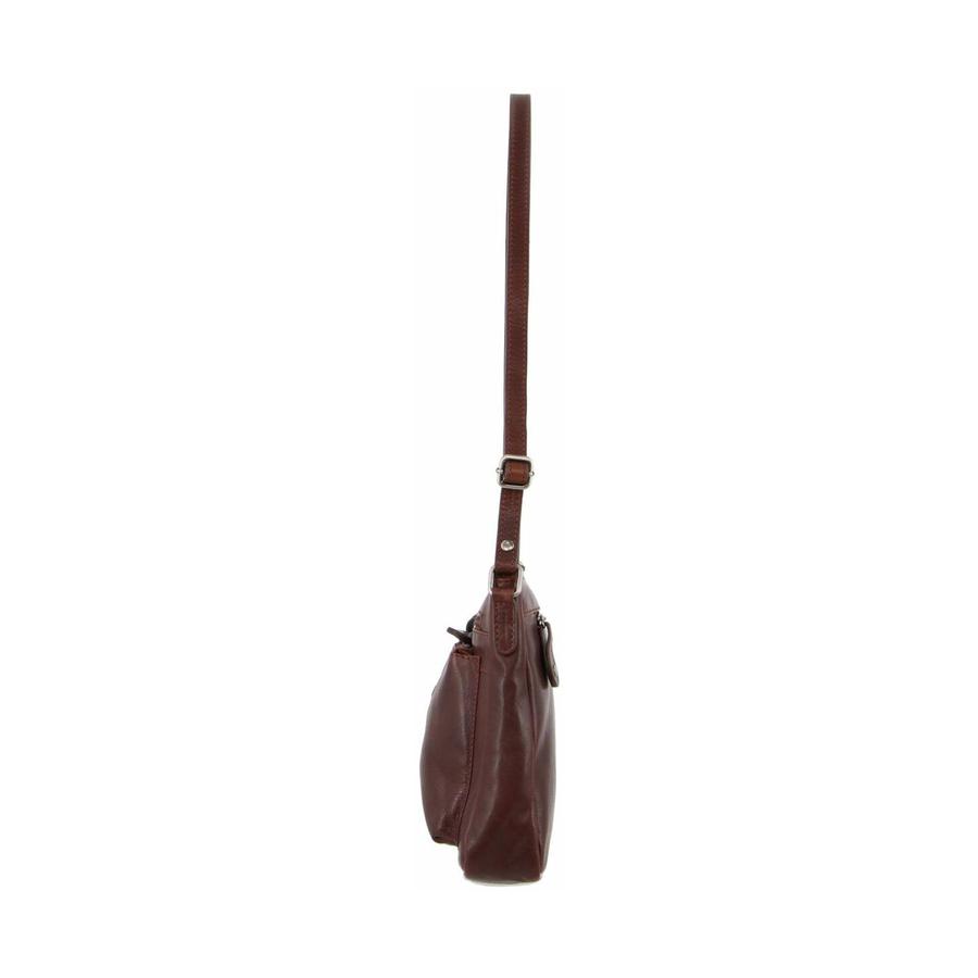 Milleni Marie Women's Leather Crossbody Bag Chestnut Chestnut