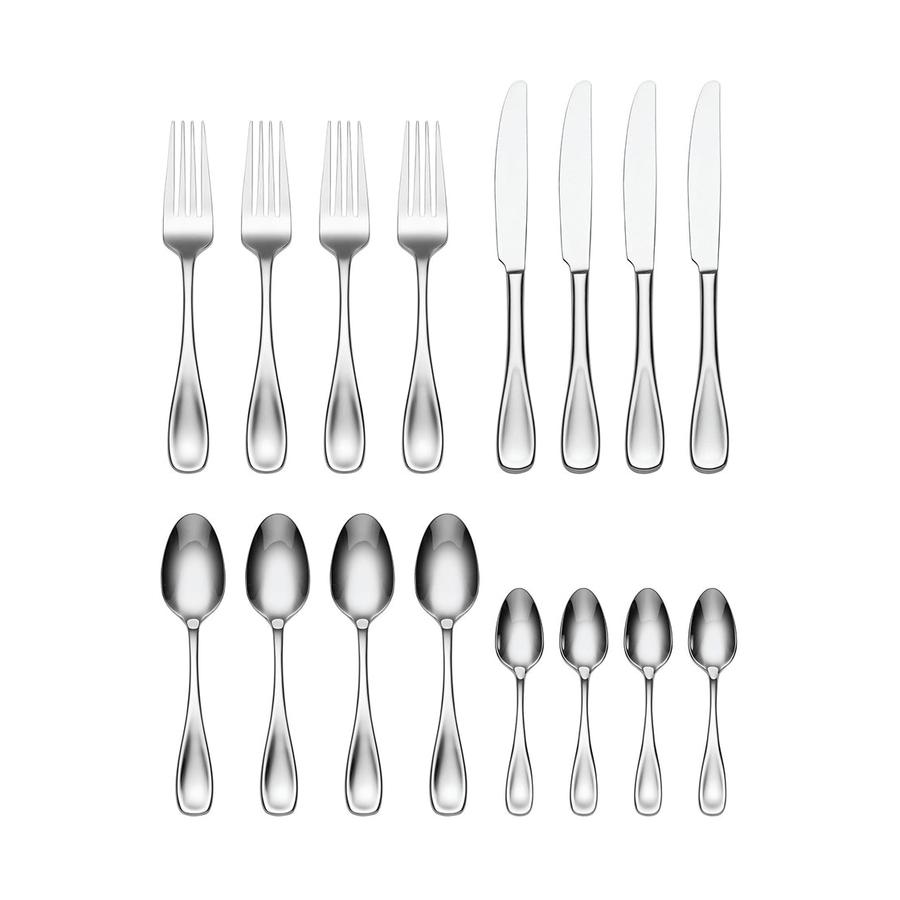 Oneida Voss 16 Piece Cutlery Set Stainless Steel Stainless Steel
