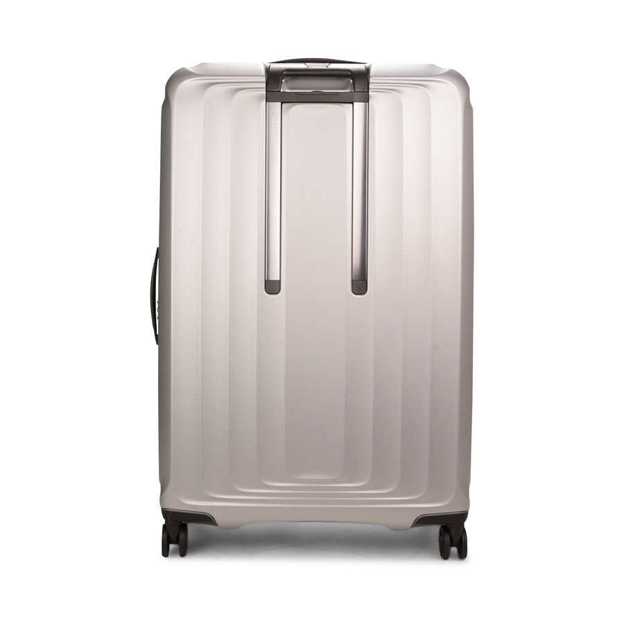 Samsonite Nuon 81cm Hardside Checked Suitcase Matte Silver Matte Silver