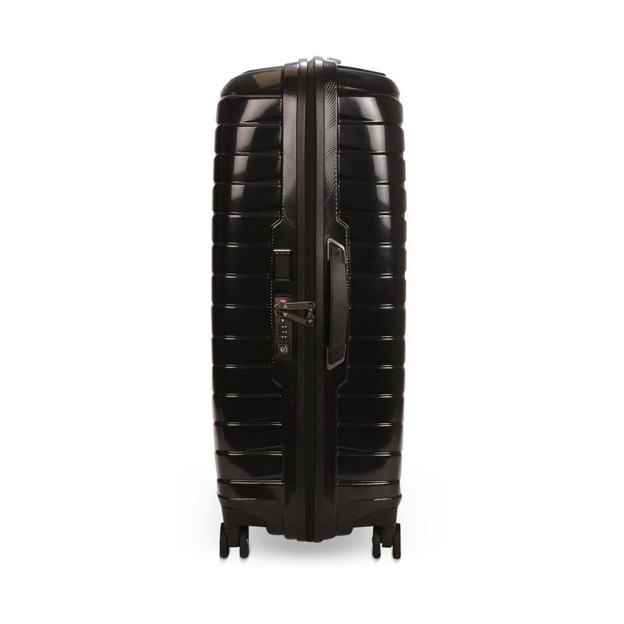 Samsonite Proxis 75cm Hardside Checked Suitcase Black Black