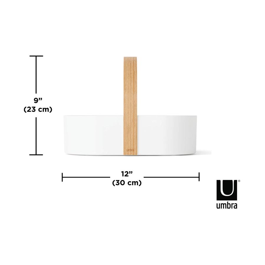 Umbra Bellwood Caddy White/Natural White/Natural