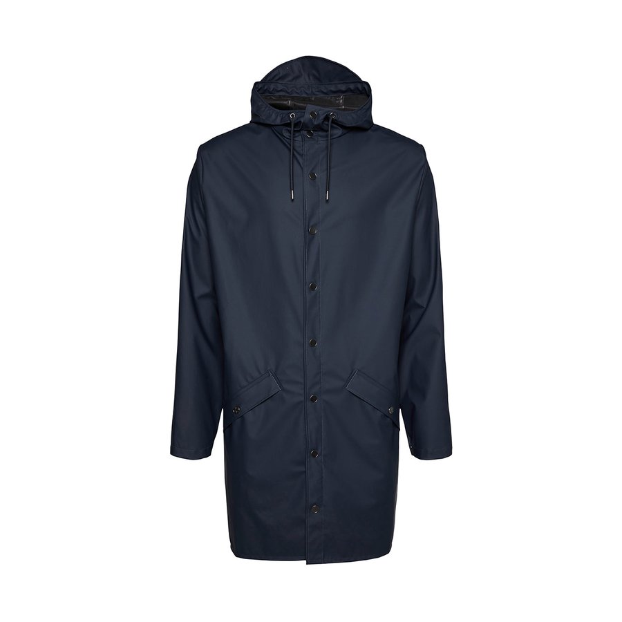 Rains Long Jacket Navy L