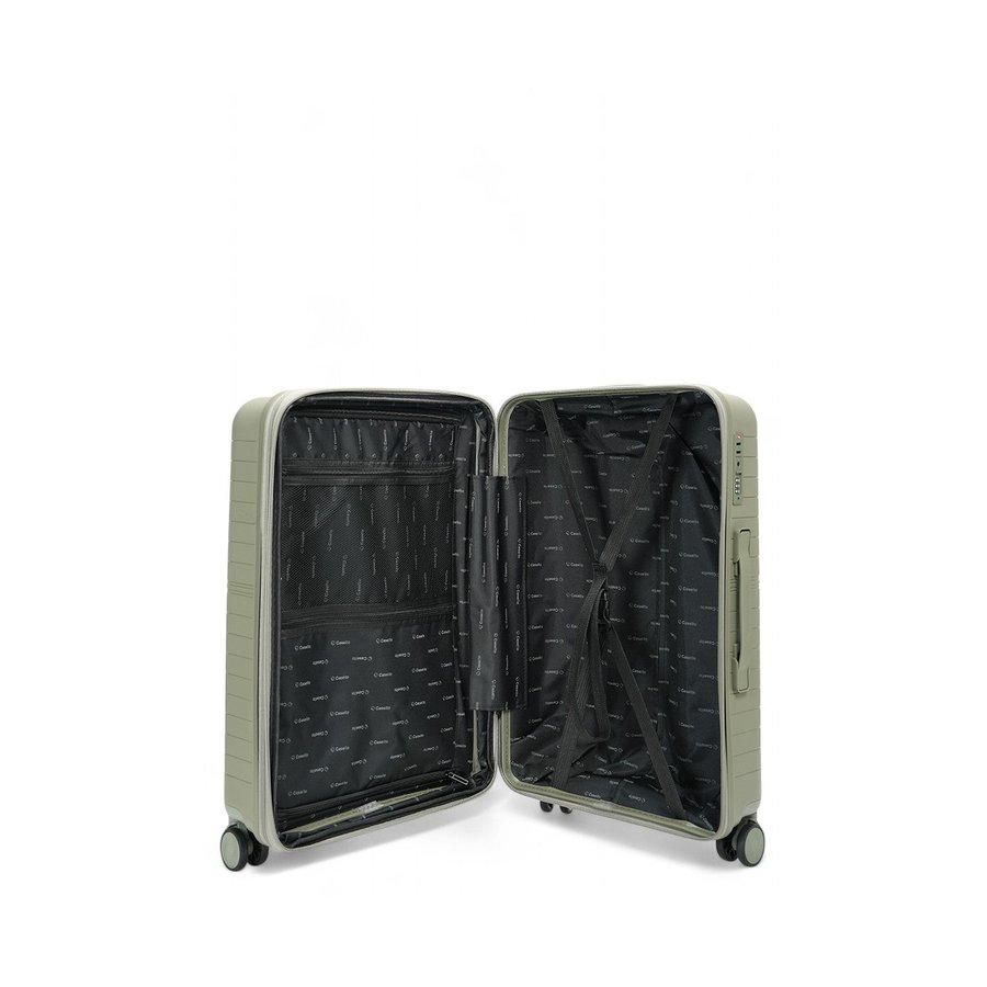 Caselite Summit 65cm Hardside Checked Suitcase Moss Moss