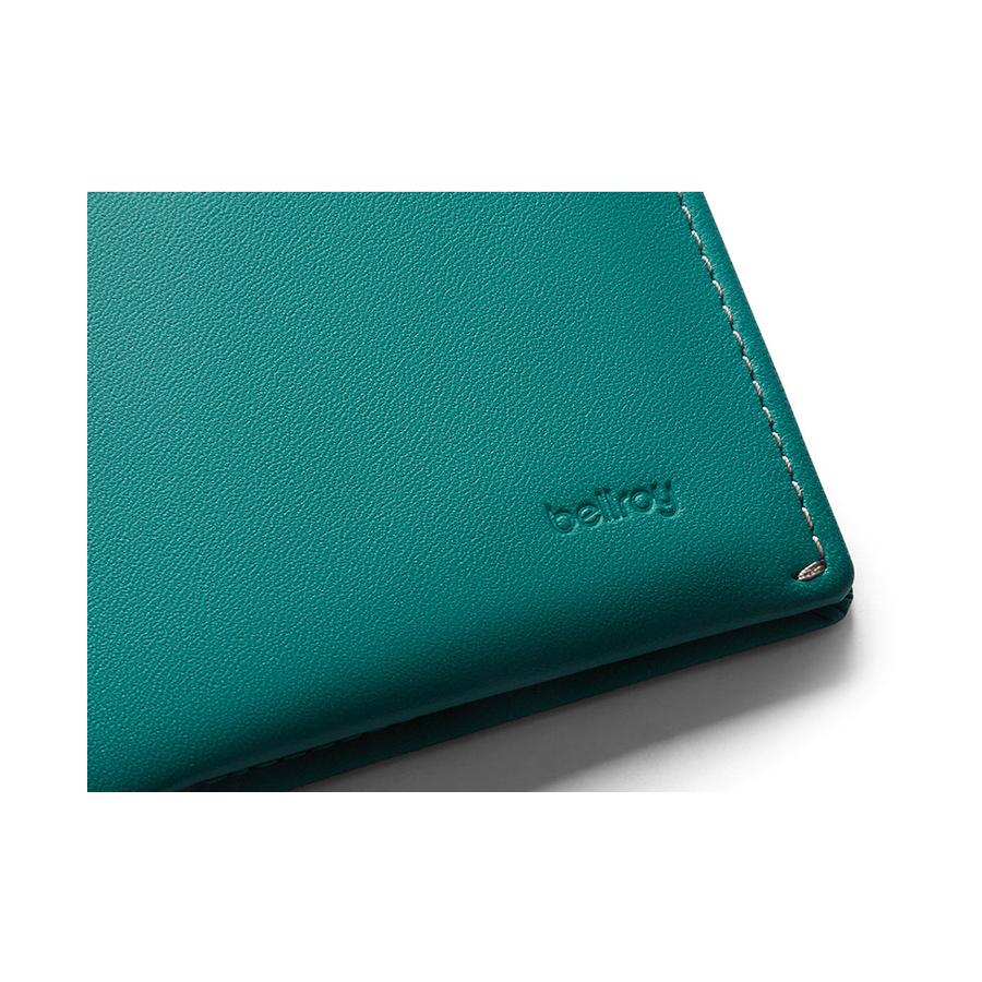 Bellroy RFID Note Sleeve Leather Wallet Teal Teal