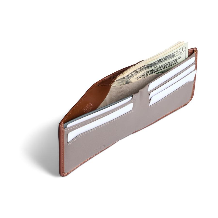 Bellroy RFID Hide & Seek LO Leather Wallet Sienna Sienna