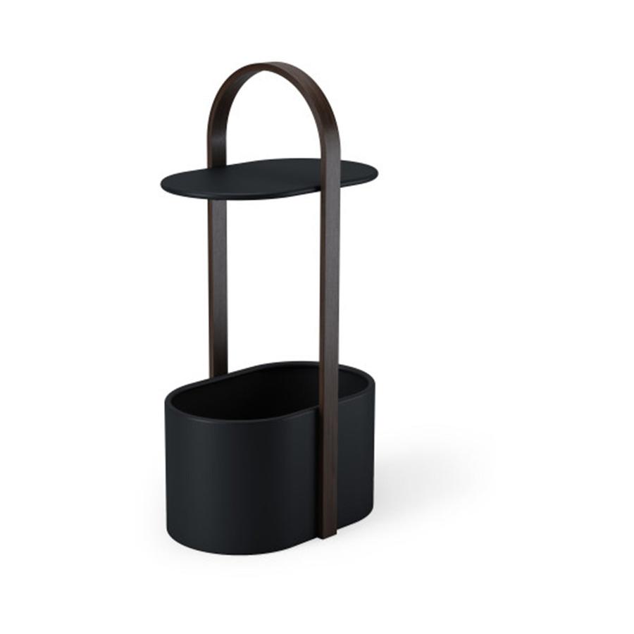 Umbra Bellwood Storage Table Black/Walnut Black/Walnut