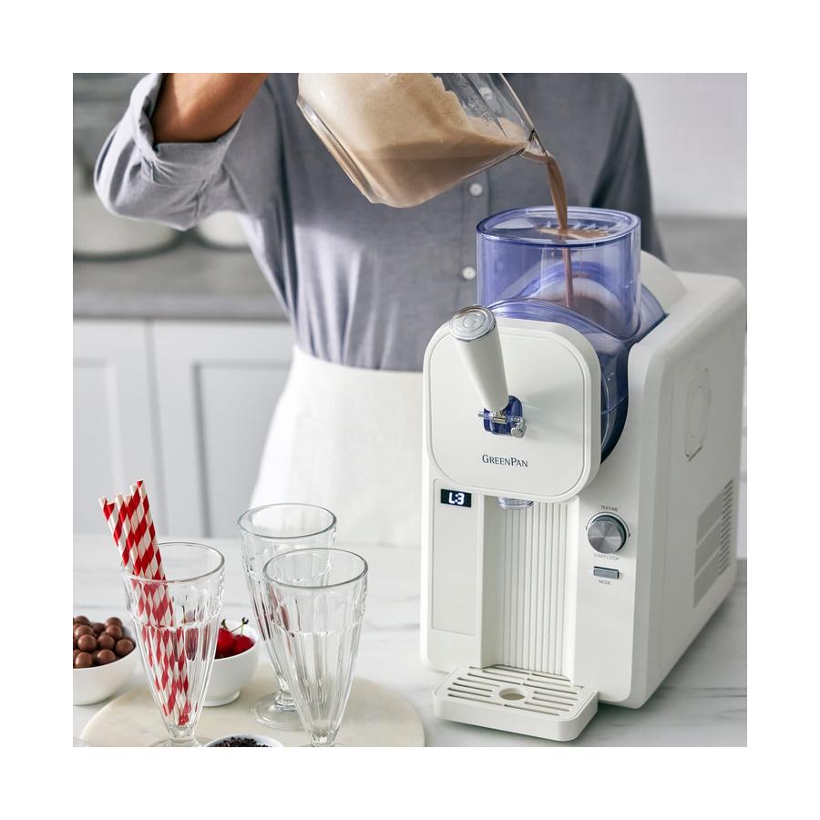 GreenPan Frost Ice-Cream & Slushie Maker Cream Cream