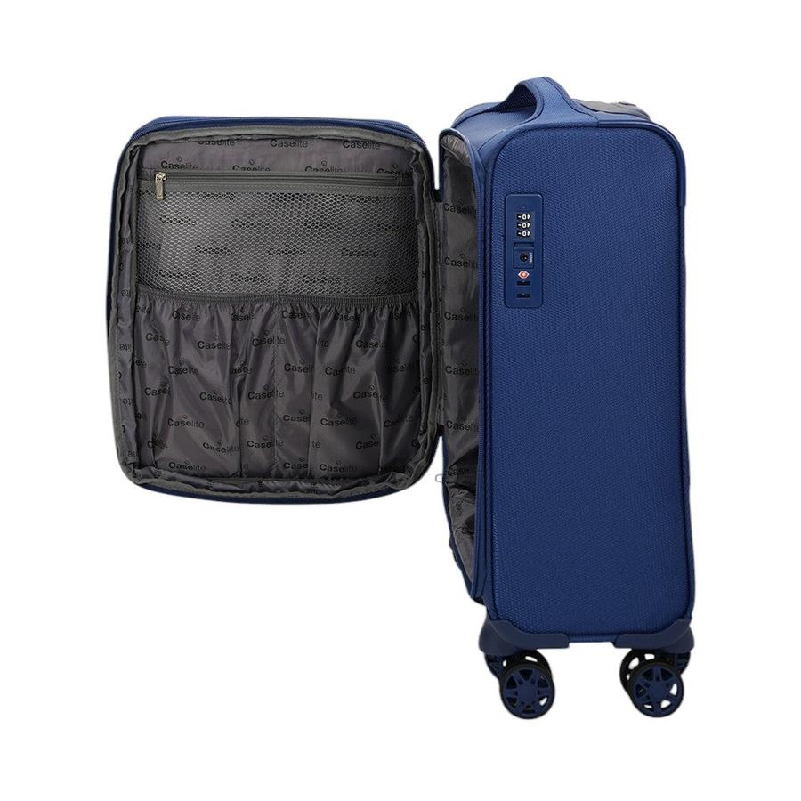 Caselite Ultra 55cm Softside Carry-On Suitcase Navy Navy