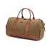 Pierre Cardin Cross Canvas Overnight Bag Brown