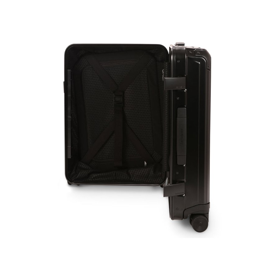 Samsonite Lite-Box ALU 55cm Hardside Carry-On Suitcase Black Black