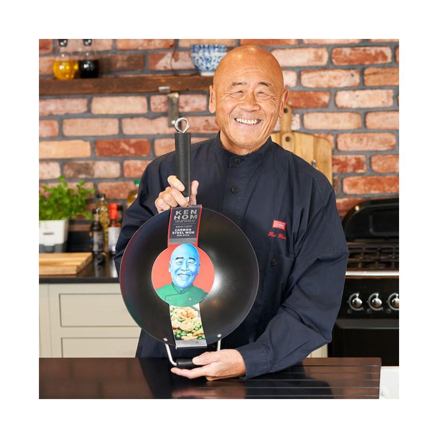 Ken Hom 31cm Non-Stick Wok Black Black