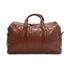 Pierre Cardin Parker Rustic Leather Overnight Duffle Bag Chestnut