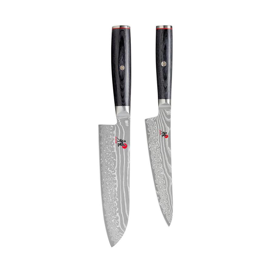 Miyabi Pakka Santoku & Shotoh Knife Set Black Black