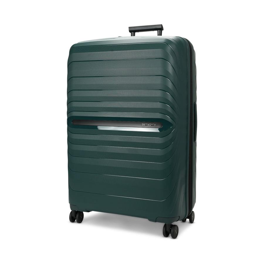 Samsonite Octolite Neo 81cm Hardside Checked Suitcase Emerald Green Emerald Green