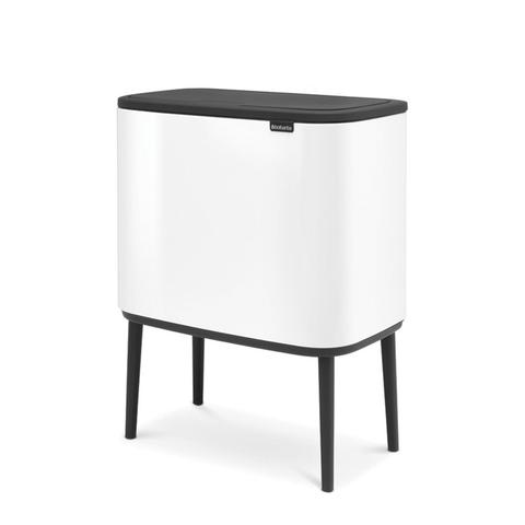 Brabantia Bo Touch Bin (11 + 23L) White