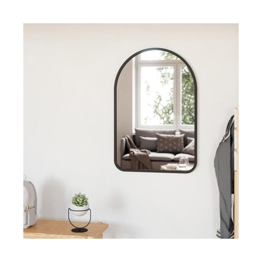 Umbra Hub Arched Mirror (61cm x 91cm) Black Black