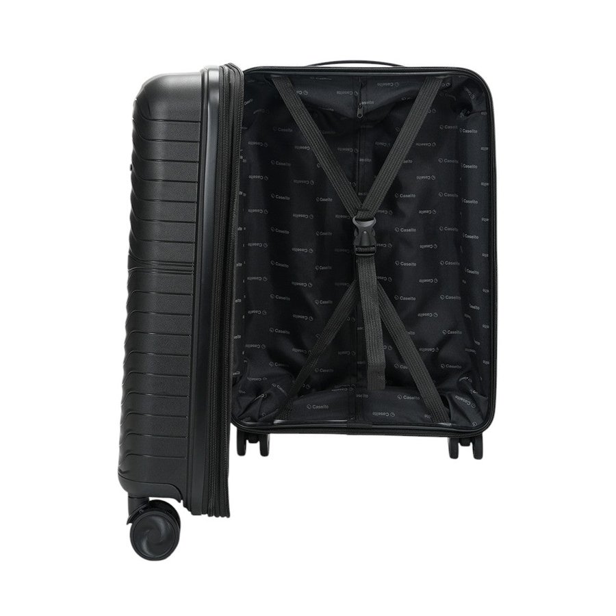Caselite Summit 56cm Hardside Carry-On Suitcase Black Black