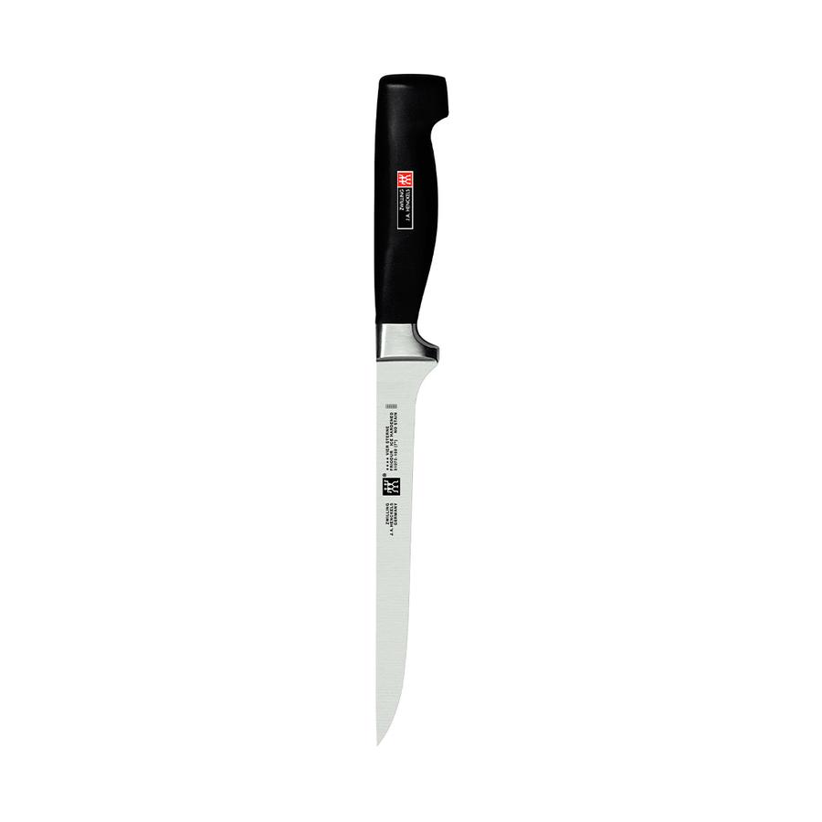 Zwilling Four Star 18cm Filleting Knife Black Black