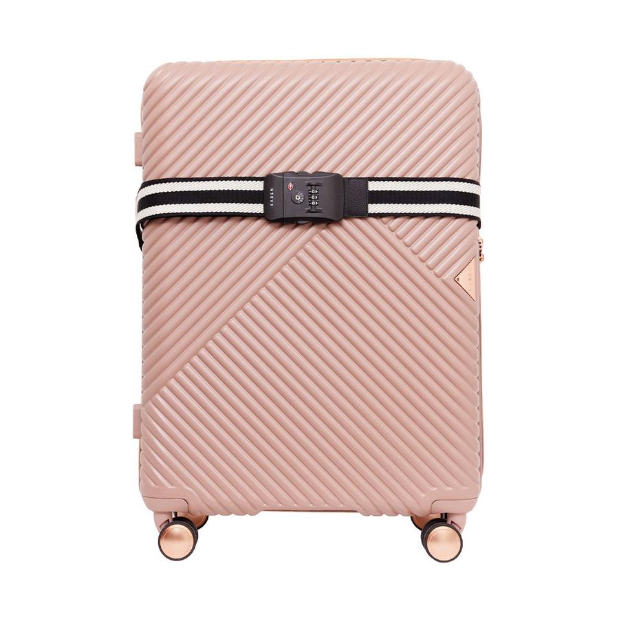 Saben London Luggage Strap Black Stripe Black Stripe