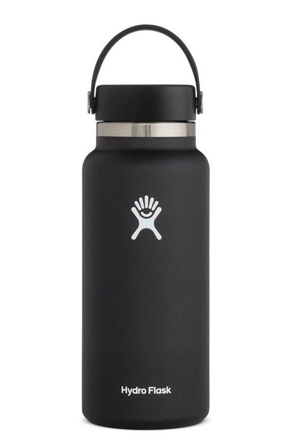 Hydro Flask 32oz (946ml) Wide Mouth Drink Bottle Black