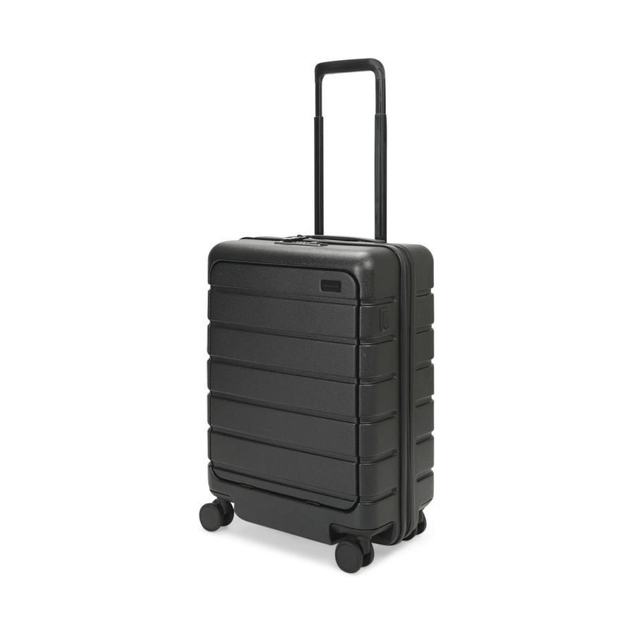 Explorer Arlo Pro 52cm Front Access Hardside Carry-On Suitcase Black Black