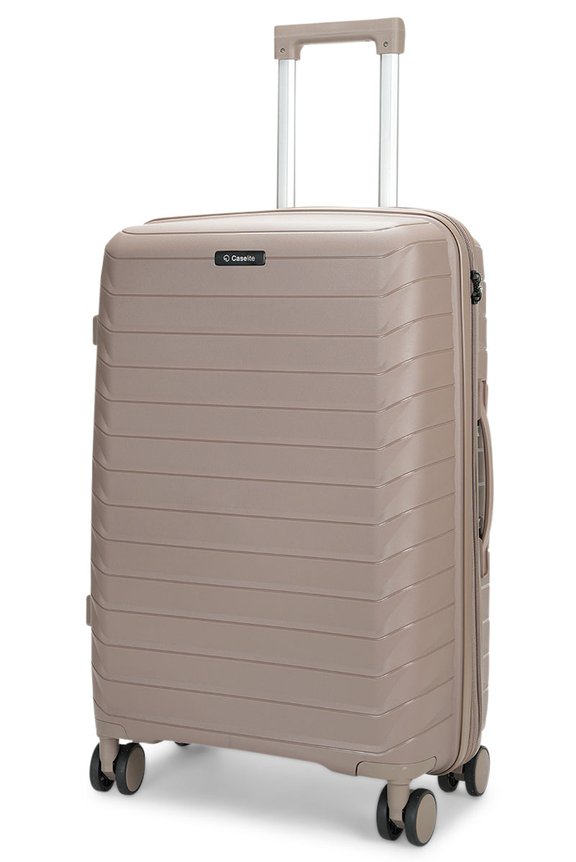Caselite Expedition 65cm Hardside Checked Suitcase Earth