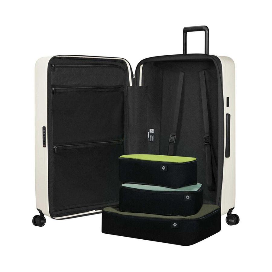 Samsonite Restackd 81cm Hardside Checked Suitcase Quartz Quartz