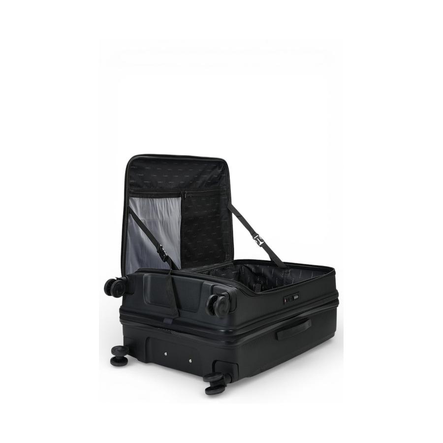 Caselite Venture 57cm & 76cm Top Open Hardside Luggage Set Black Black