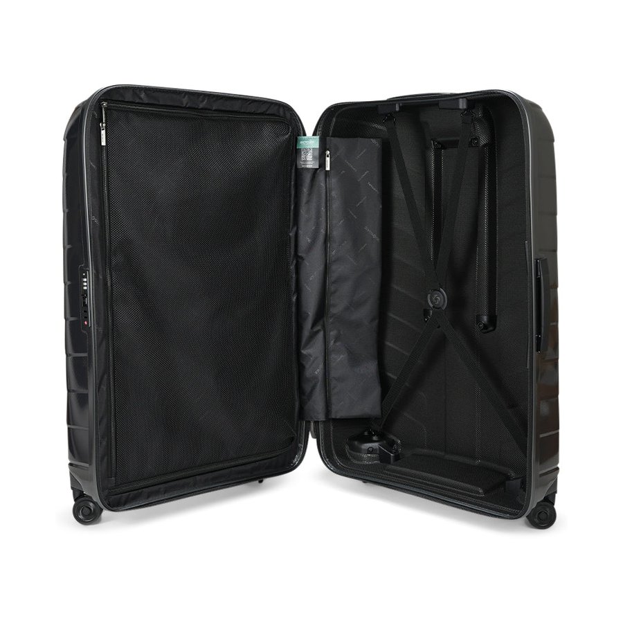 Samsonite Attrix 81cm Hardside Checked Suitcase Anthracite Anthracite